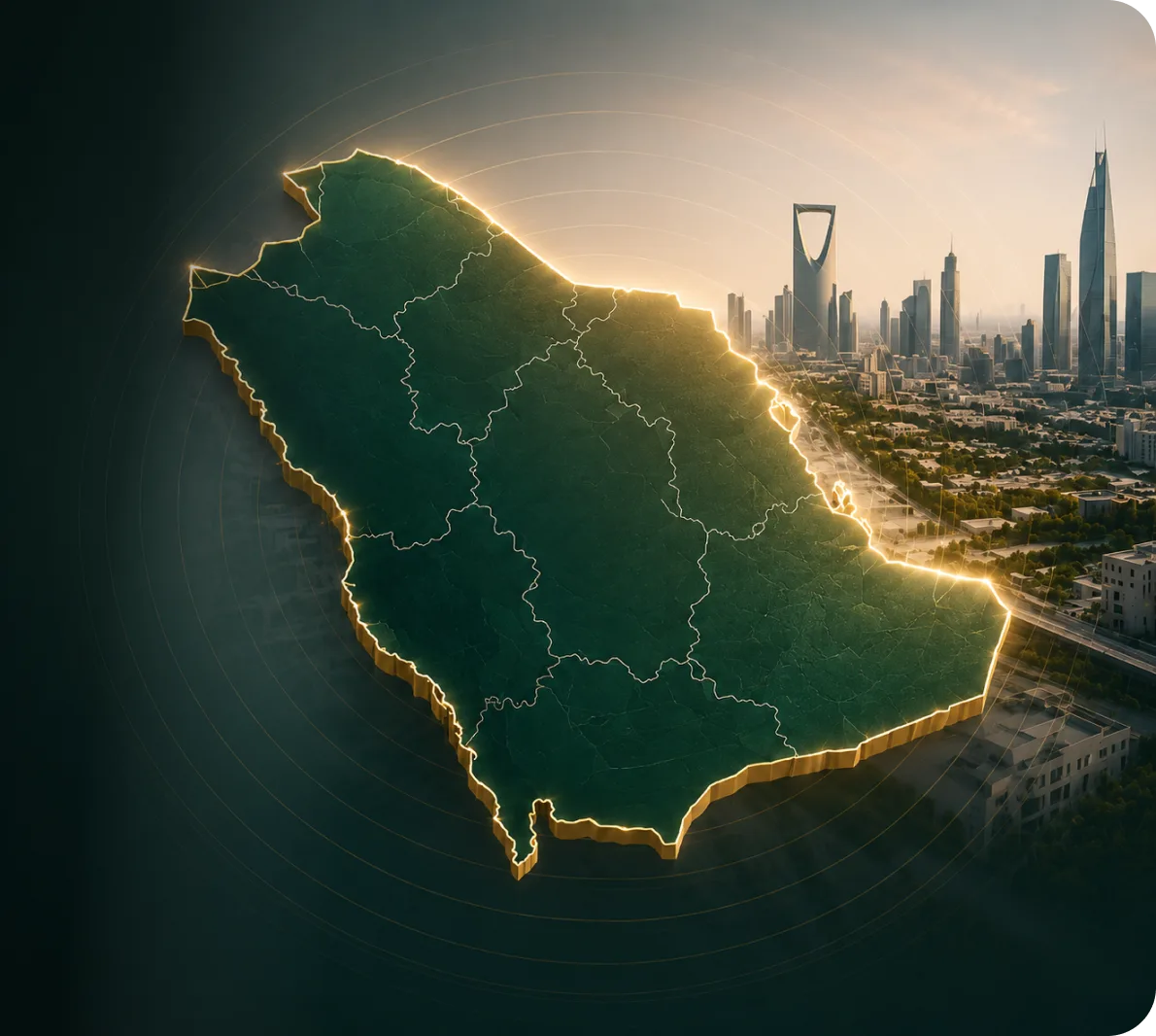 خريطة تغطية المملكة العربية السعودية